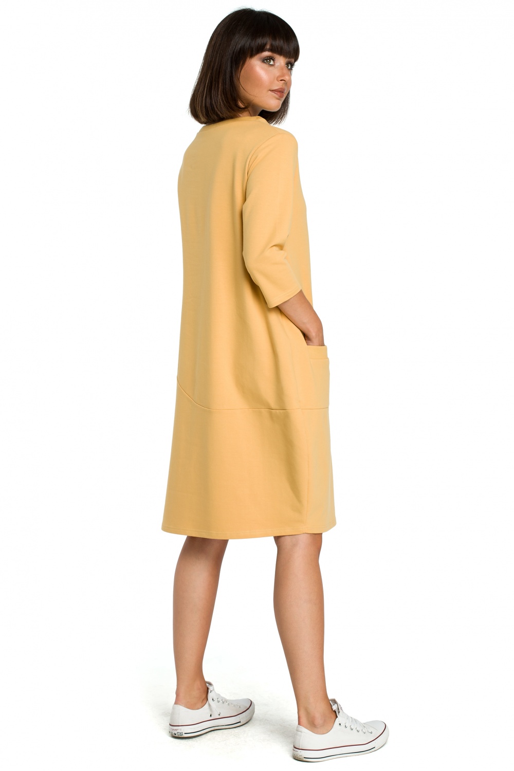 Sukienka Model B083 Yellow - BeWear121649 - Żółty - obrazek 2