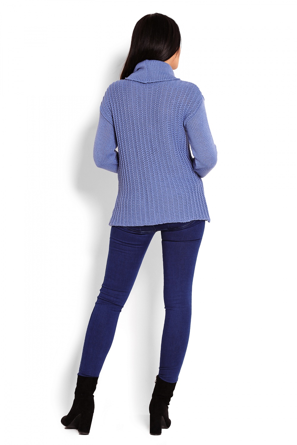 Golf Damski Model 70014 Blue - PeeKaBoo123410 - Niebieski - obrazek 3