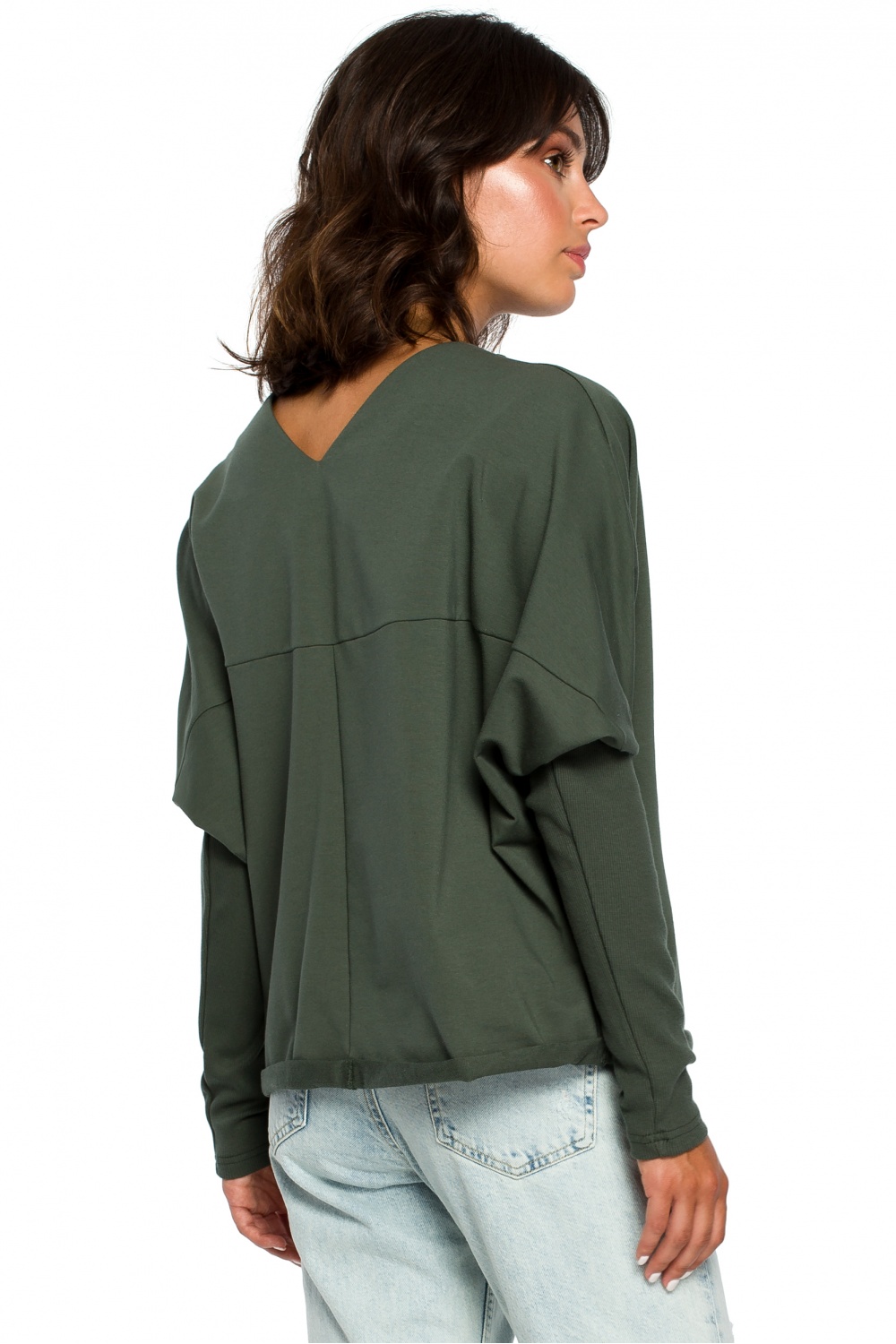 Bluza Damska Model B094 Green - BeWear124062 - Zielony - obrazek 3