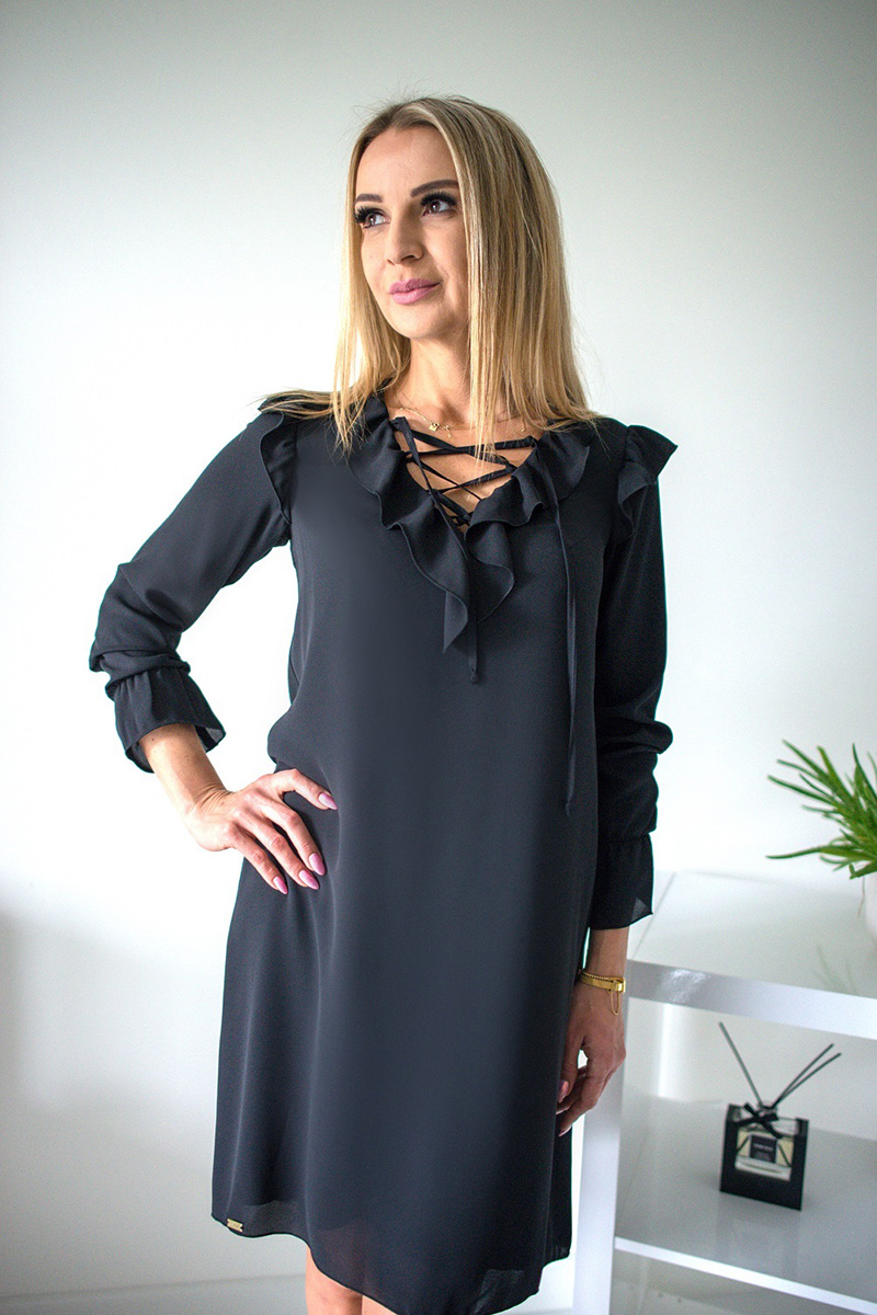 Sukienka Model Paloma Black - Jersa125610 - Czarny