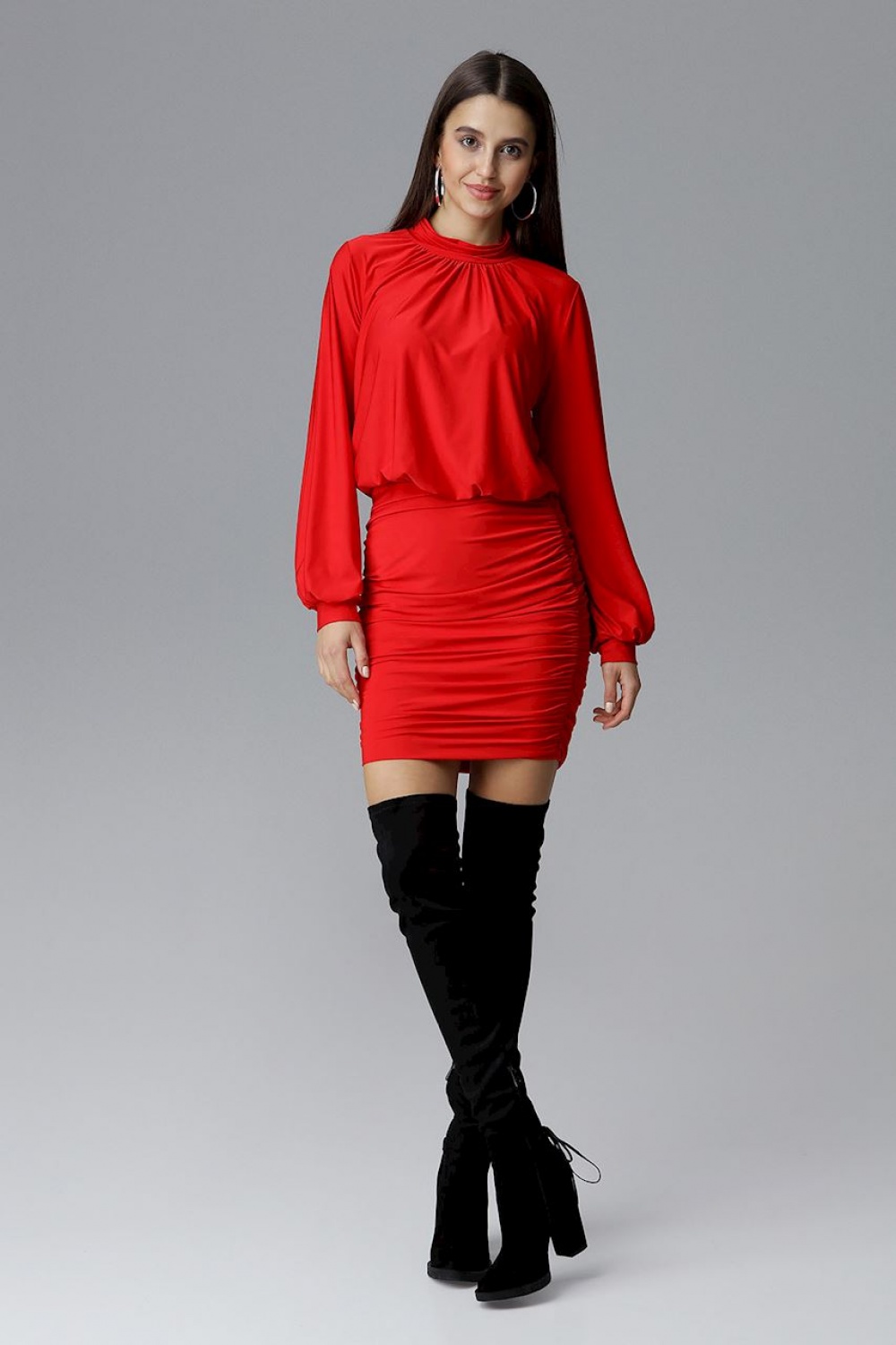Sukienka Model M635 Red - Figl126008 - Czerwony