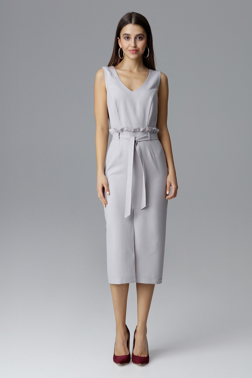 Sukienka Model M633 Grey - Figl126015 - Szary