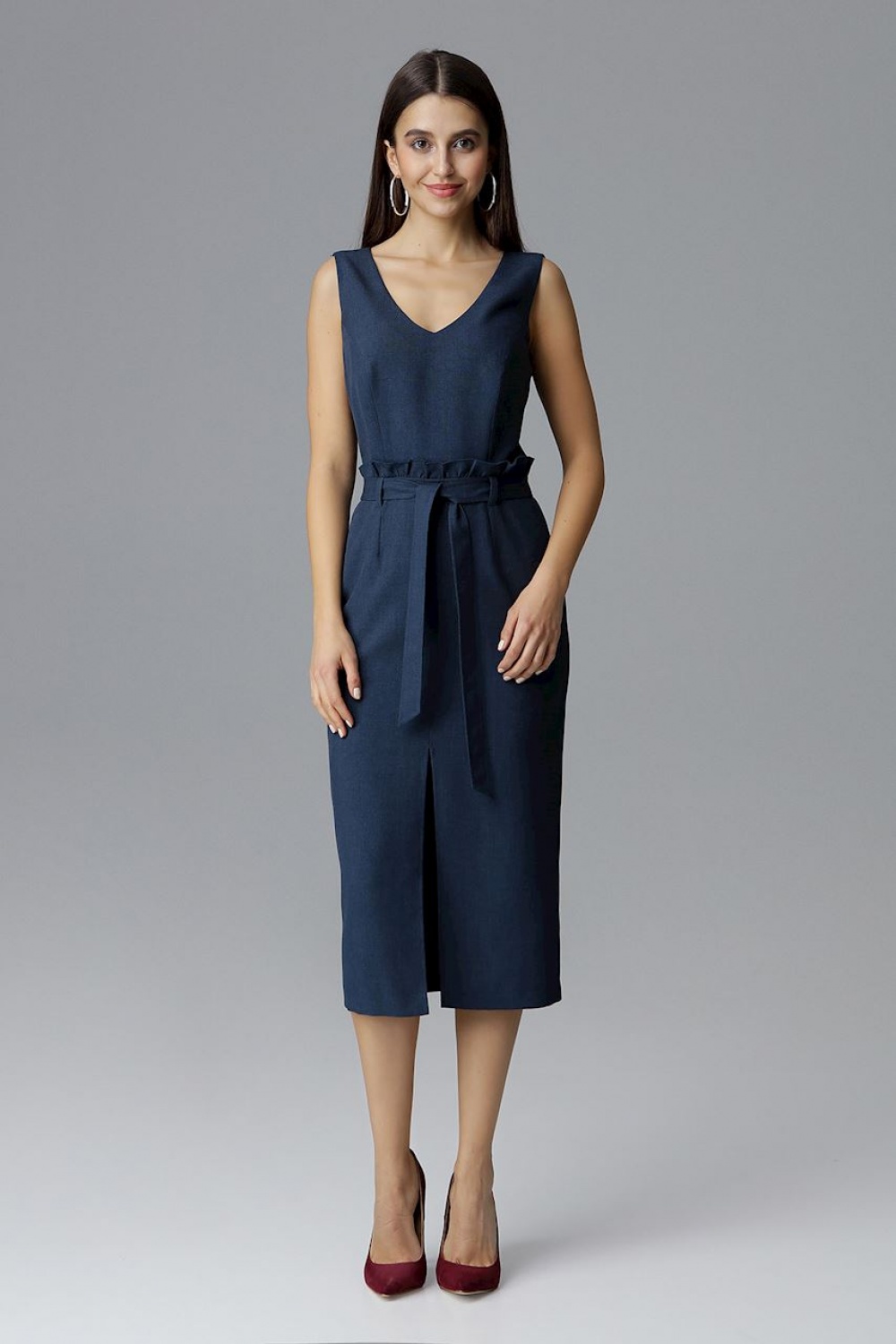 Sukienka Model M633 Navy - Figl126016 - Granatowy