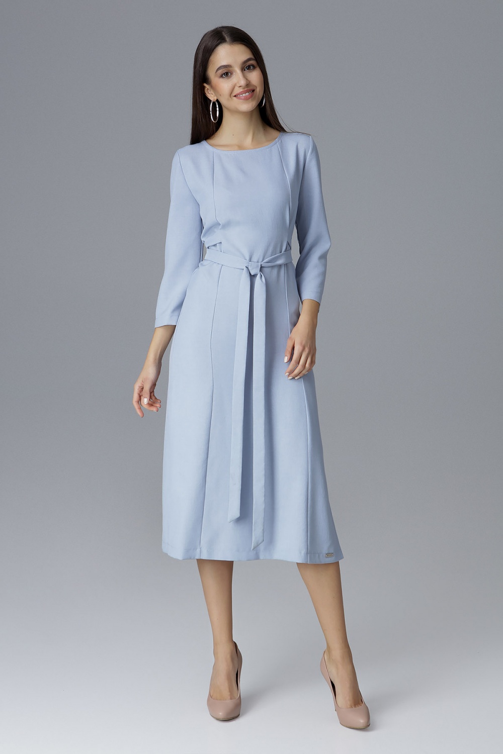 Sukienka Model M631 Sky Blue - Figl126022 - Niebieski