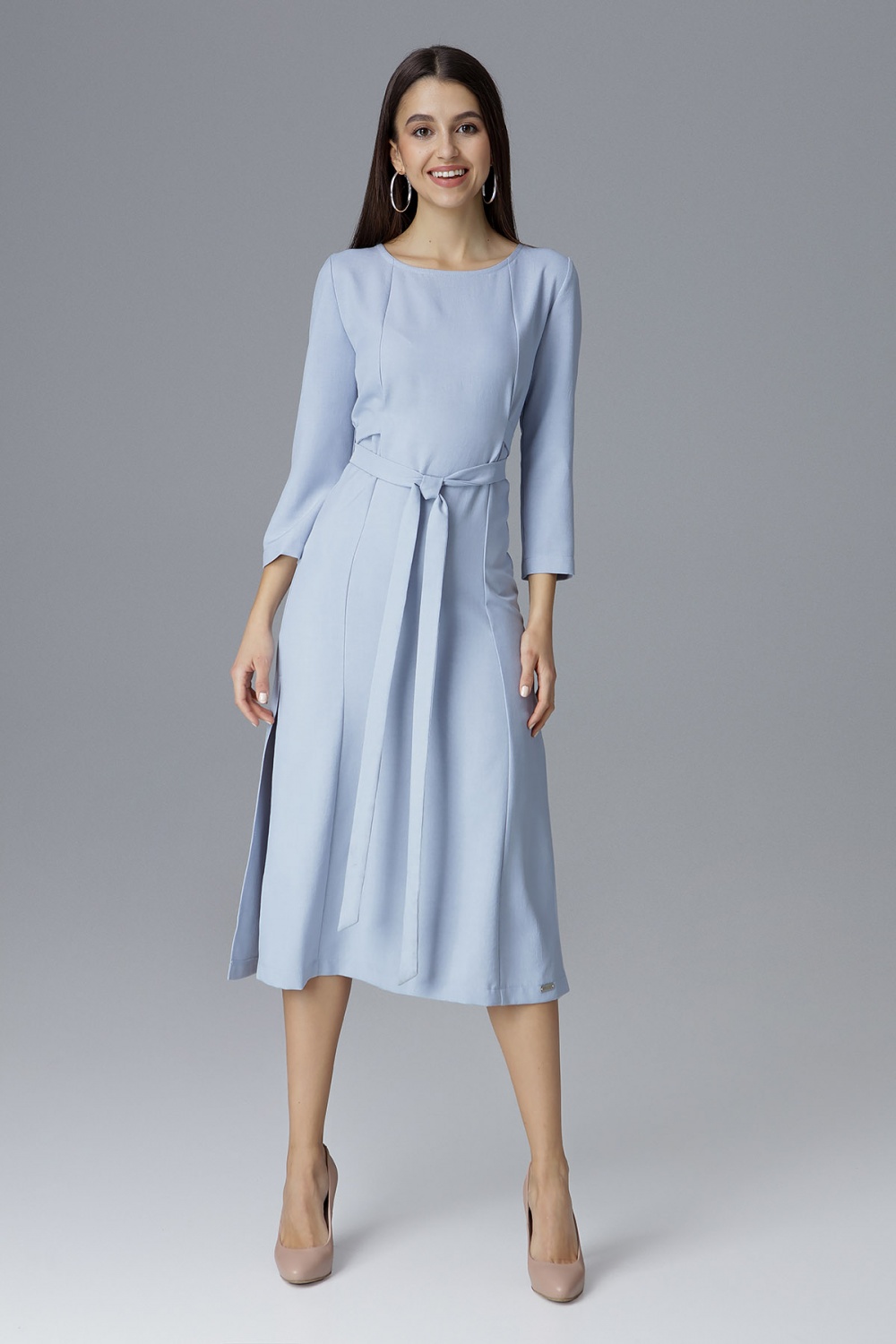 Sukienka Model M631 Sky Blue - Figl126022 - Niebieski - obrazek 2