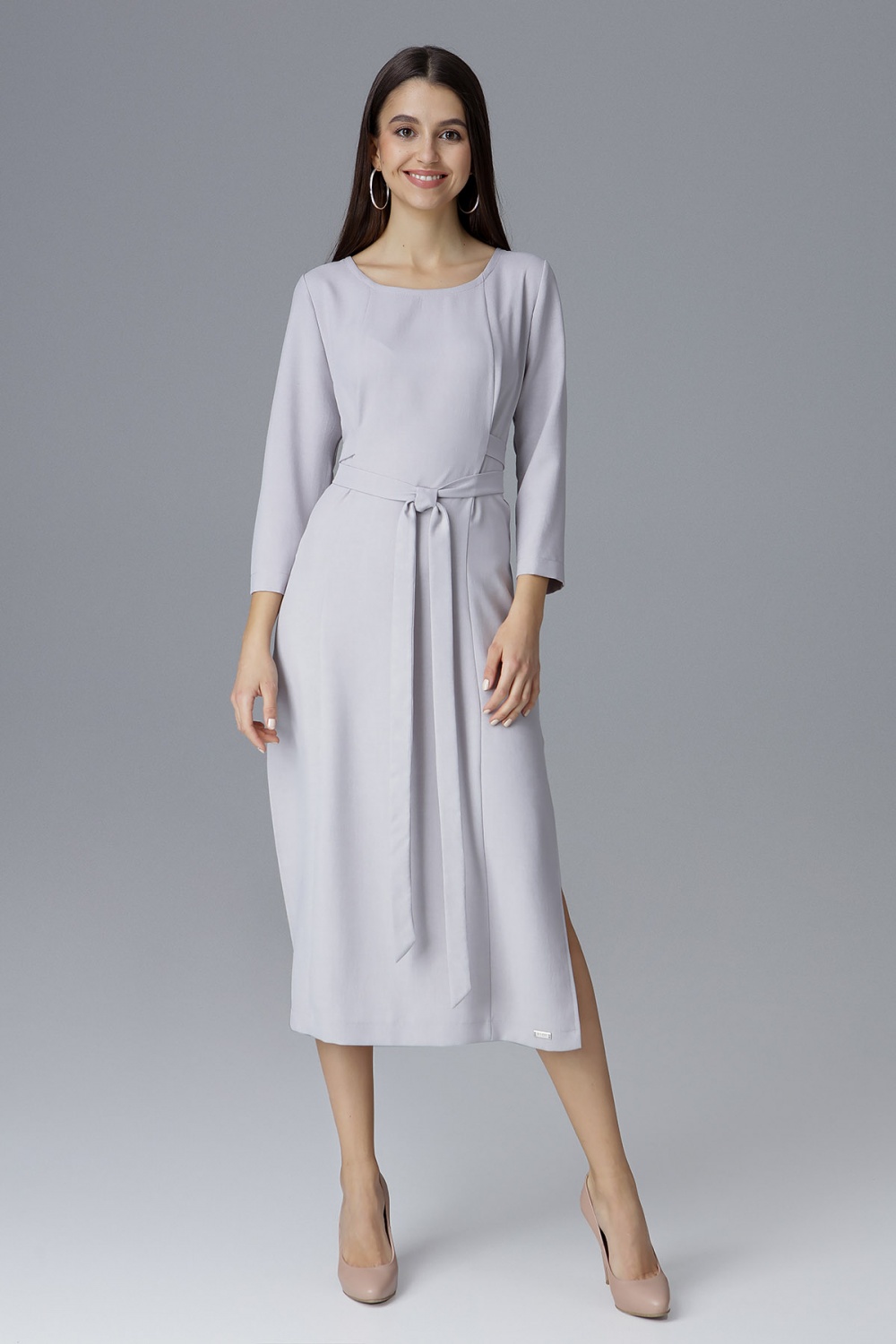 Sukienka Model M631 Grey - Figl126023 - Szary