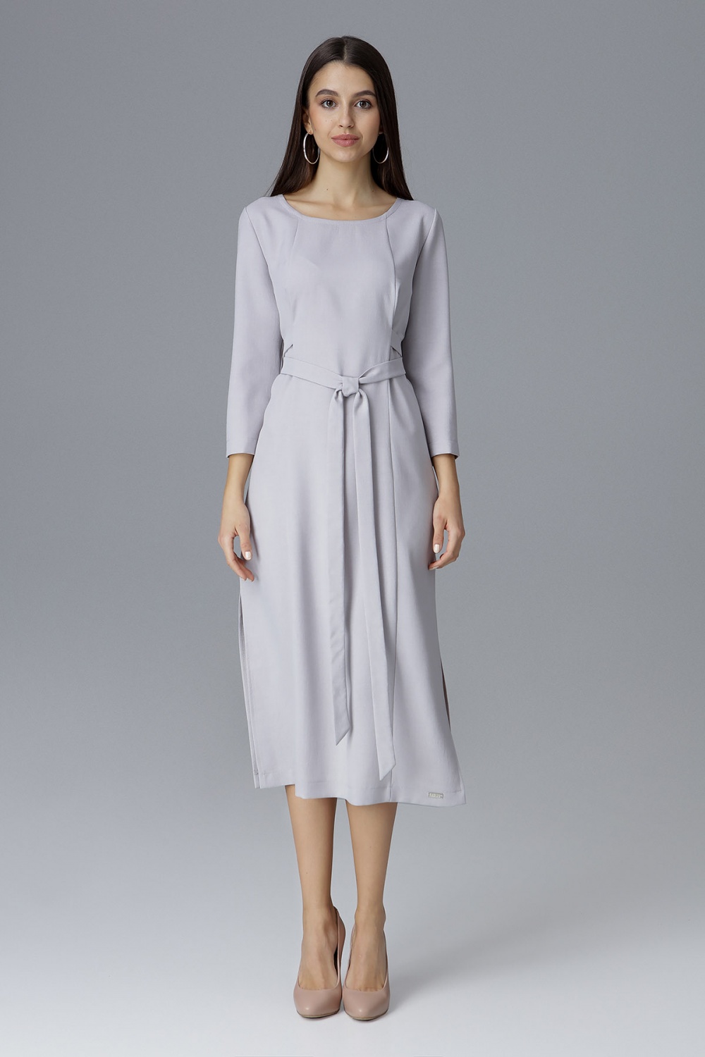 Sukienka Model M631 Grey - Figl126023 - Szary - obrazek 2