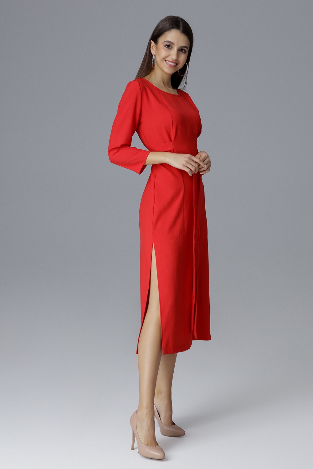Sukienka Model M631 Red - Figl126025 - Czerwony - obrazek 2
