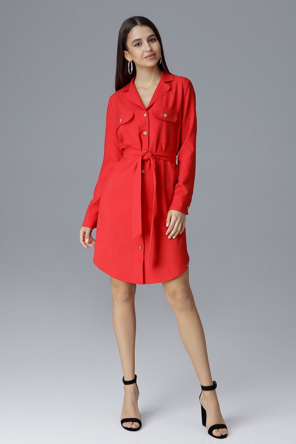 Sukienka Model M630 Red - Figl126029 - Czerwony