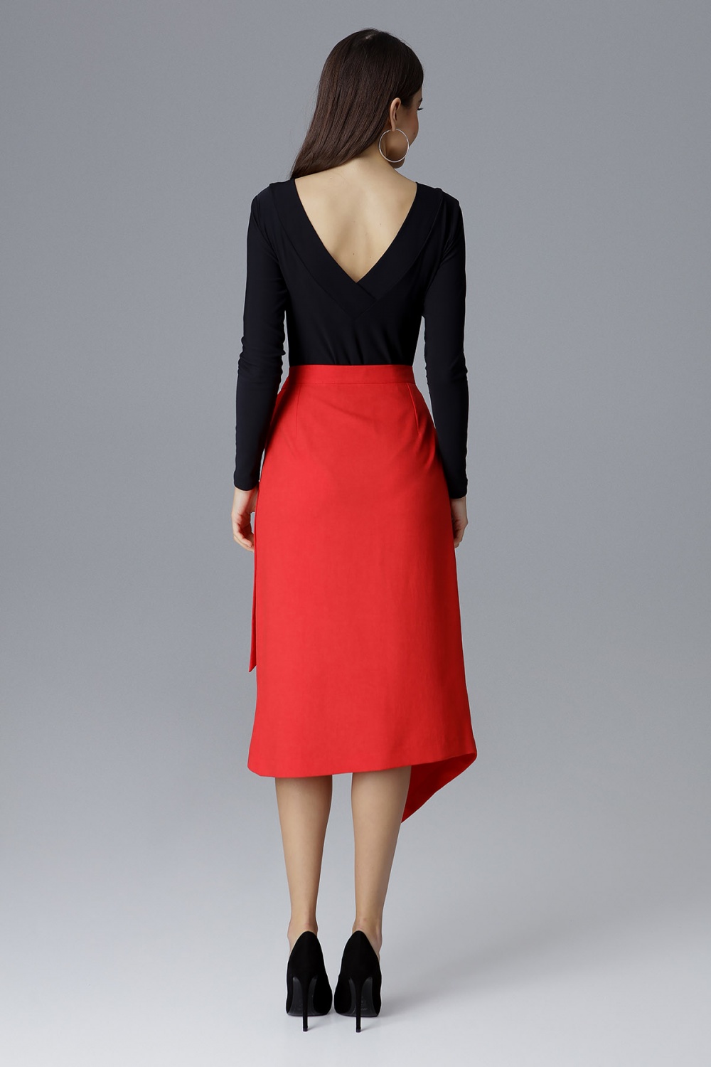 Spódnica Model M629 Red - Figl126033 - Czerwony - obrazek 4