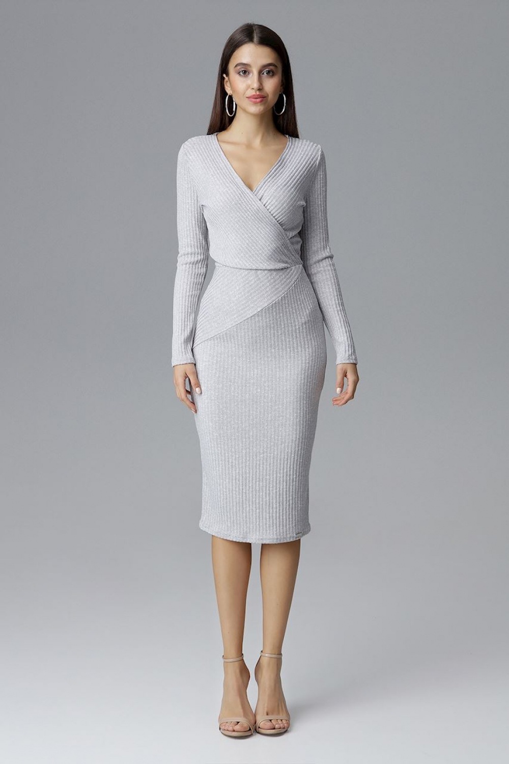 Sukienka Model M637 Grey - Figl126211 - Szary