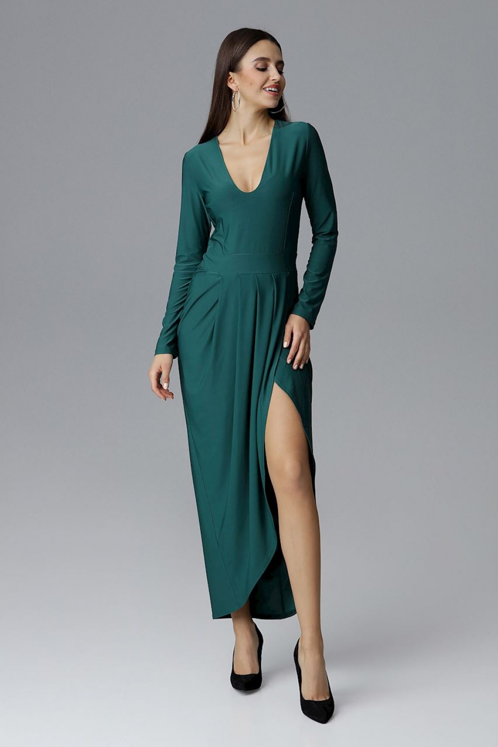 Sukienka Model M636 Green - Figl126214 - Zielony - obrazek 2