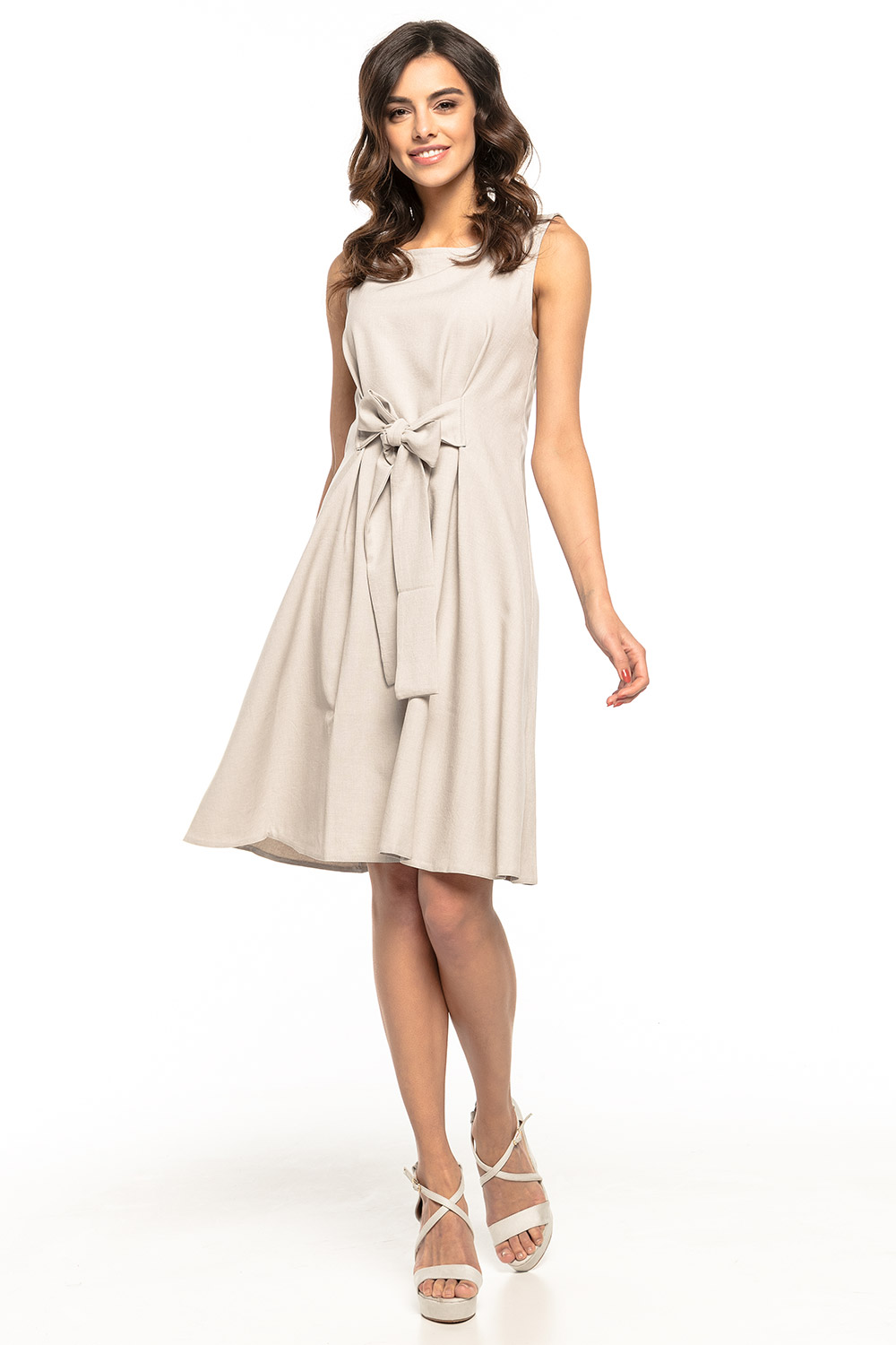 Sukienka Model T280/2 Light Grey - Tessita127853 - Szary