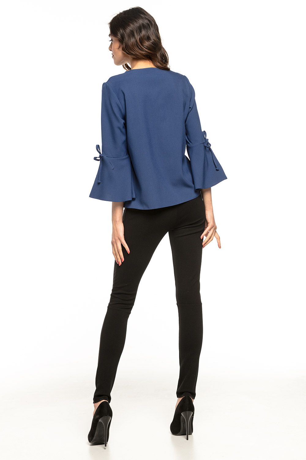 Bluzka Model T274/4 Navy - Tessita127871 - Granatowy - obrazek 2