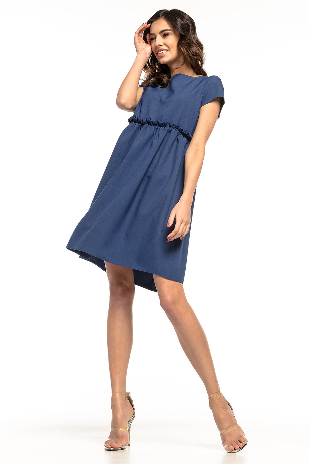 Sukienka Model T266/4 Navy - Tessita127930 - Granatowy - obrazek 2