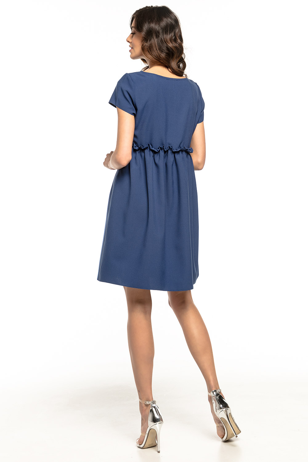 Sukienka Model T266/4 Navy - Tessita127930 - Granatowy - obrazek 3