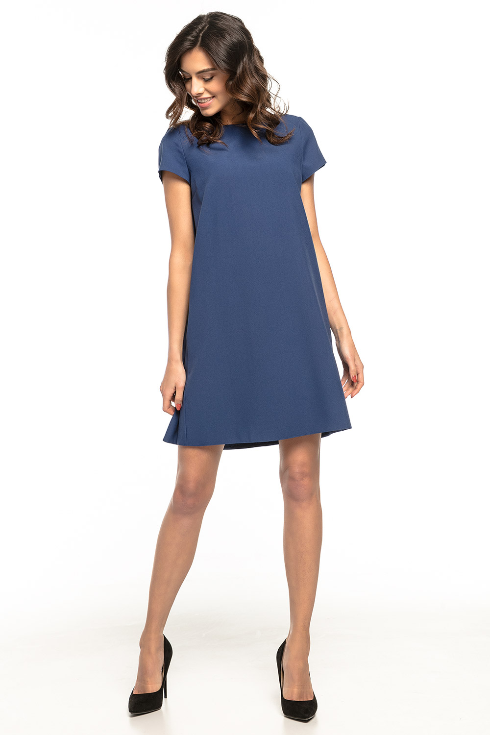 Sukienka Model T261/4 Navy - Tessita127950 - Granatowy