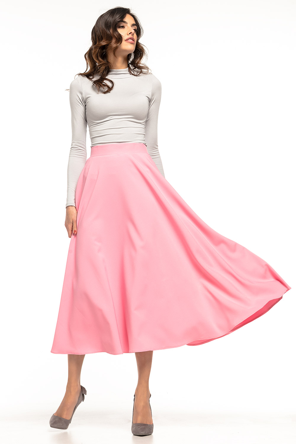 Spódnica Model T260/2 Pink - Tessita127960 - Różowy