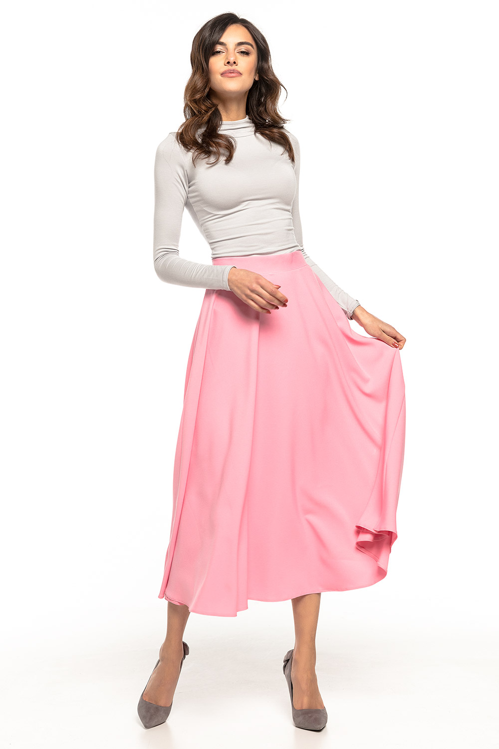 Spódnica Model T260/2 Pink - Tessita127960 - Różowy - obrazek 2