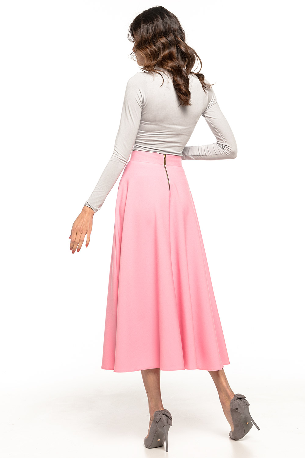 Spódnica Model T260/2 Pink - Tessita127960 - Różowy - obrazek 3