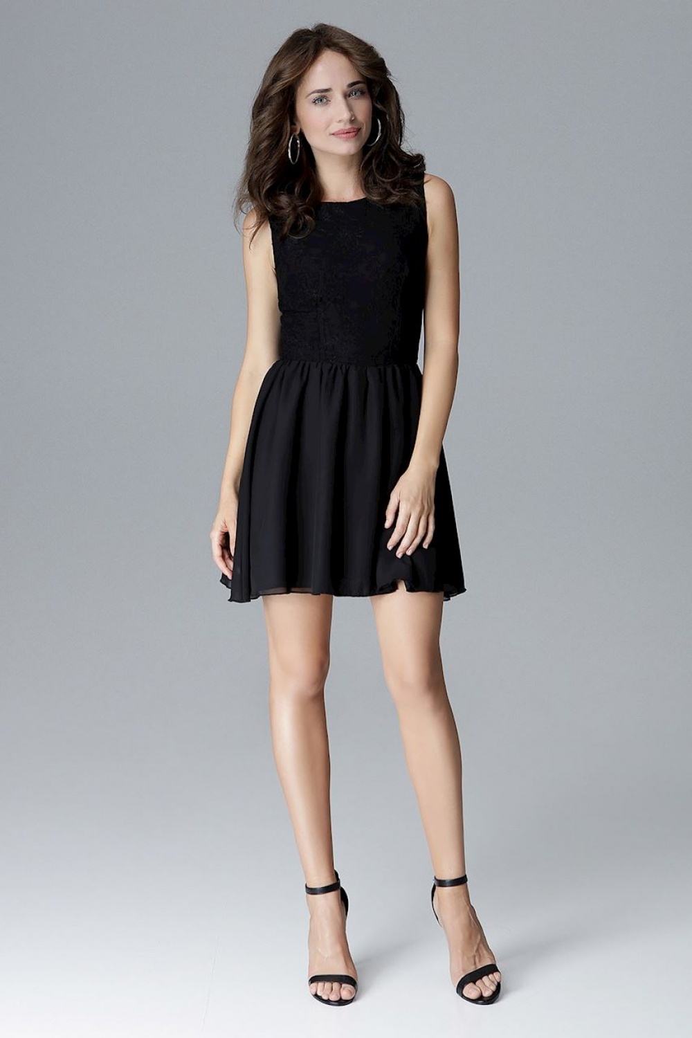 Sukienka Model L024 Black - Lenitif128517 - Czarny
