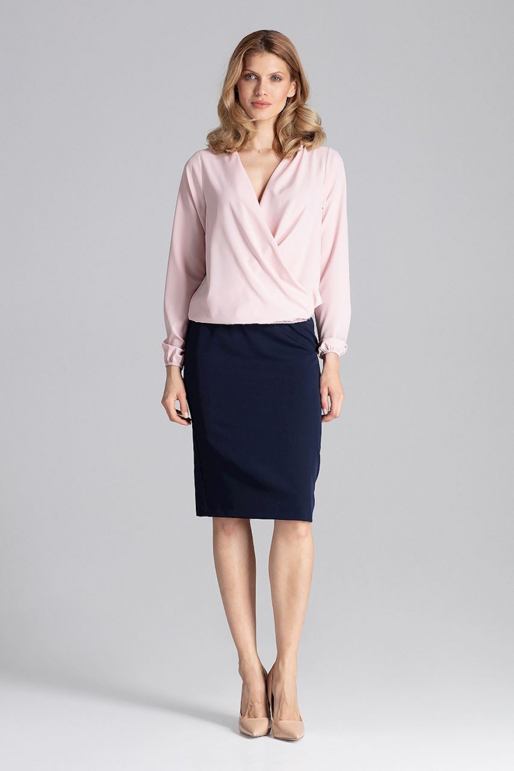 Bluzka Model M659 Pink - Figl129768 - Różowy