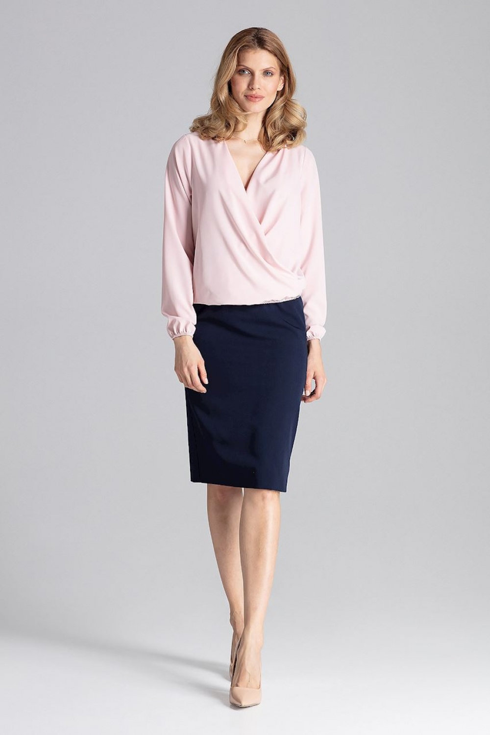 Bluzka Model M659 Pink - Figl129768 - Różowy - obrazek 2