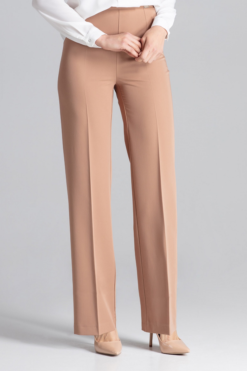 Spodnie Damskie Model M657 Brown - Figl129775 - Brązowy