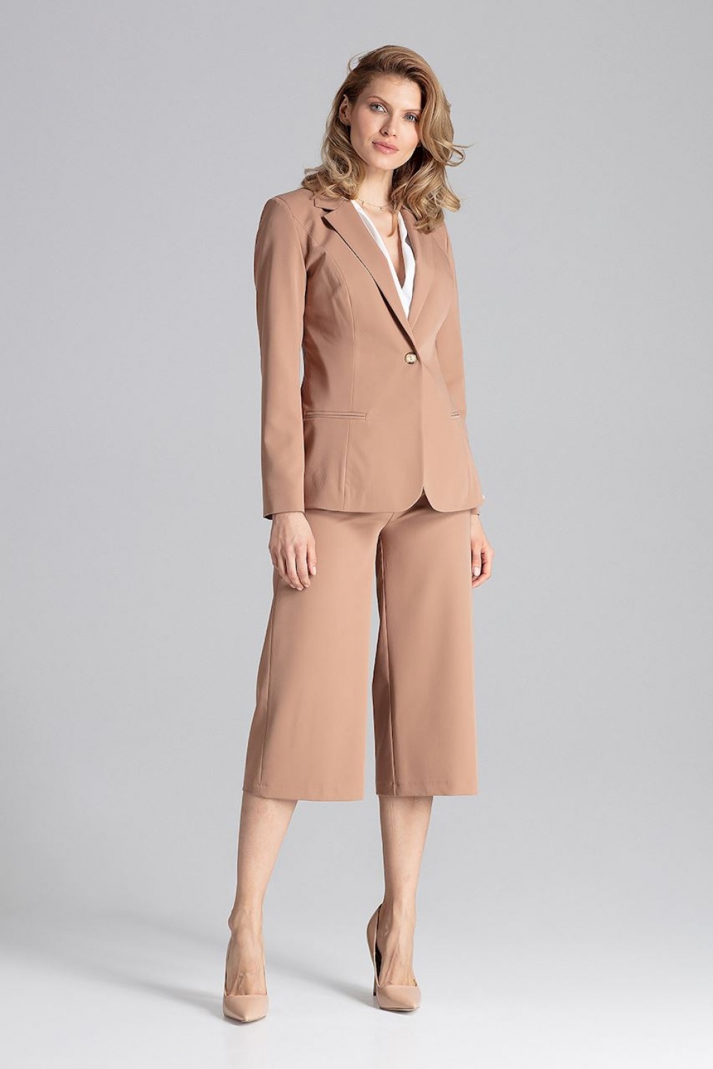 Żakiet Model M653 Brown - Figl129803 - Brązowy