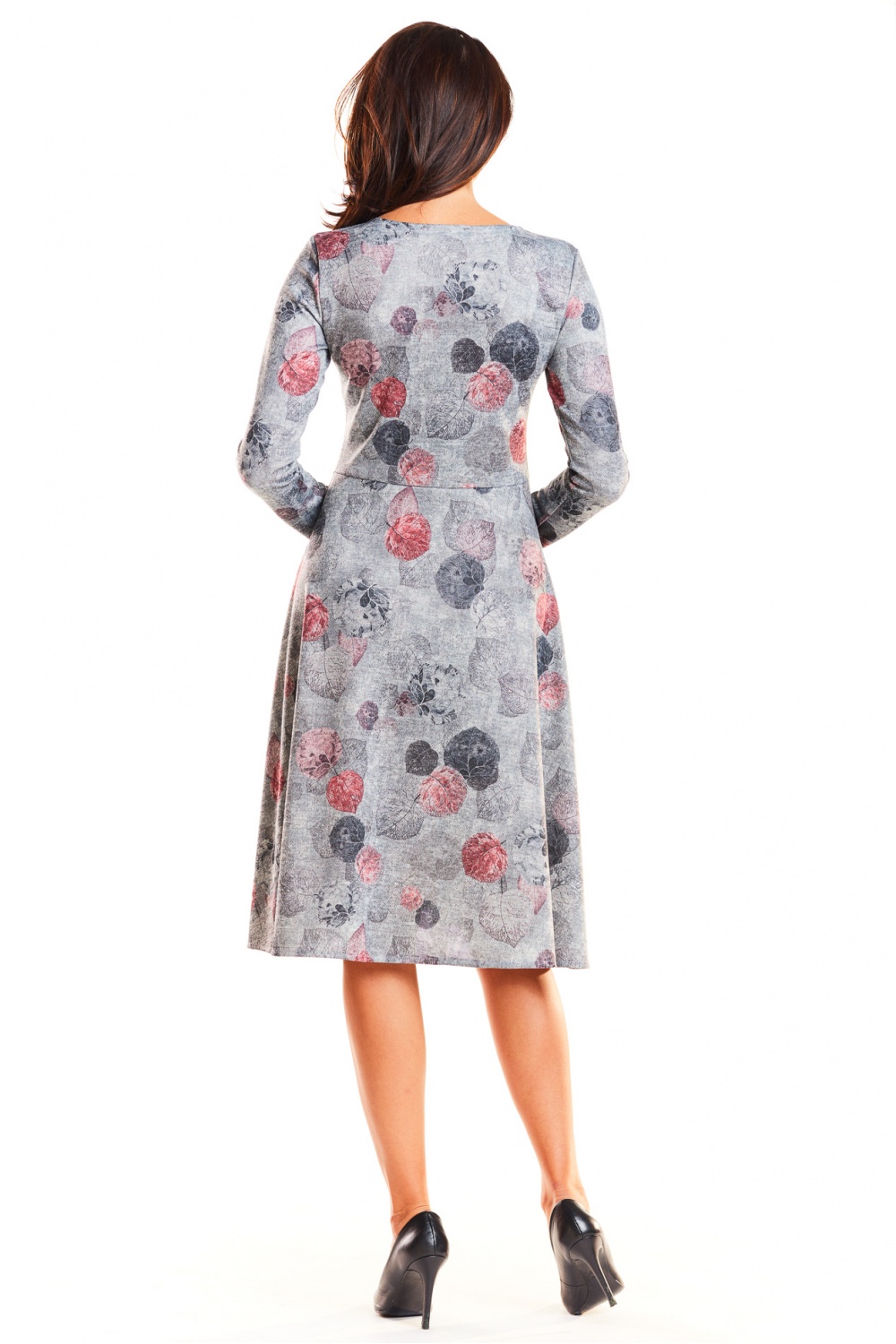 Sukienka Model A250 Light Grey - awama129989 - Szary - obrazek 3
