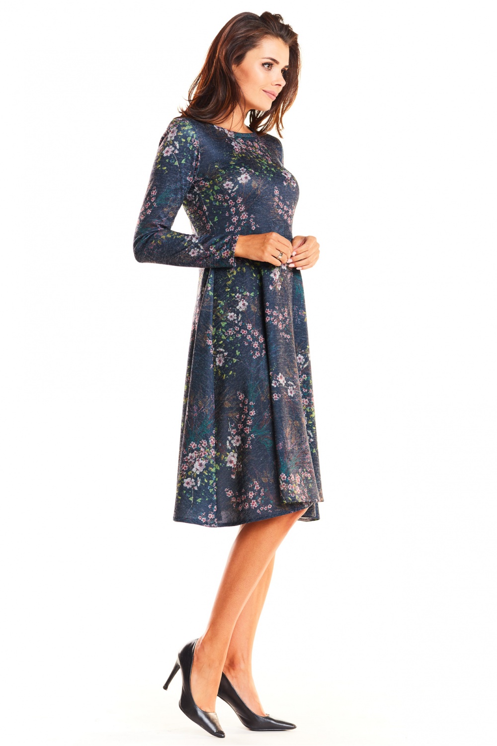 Sukienka Model A250 Navy - awama129990 - Granatowy - obrazek 2