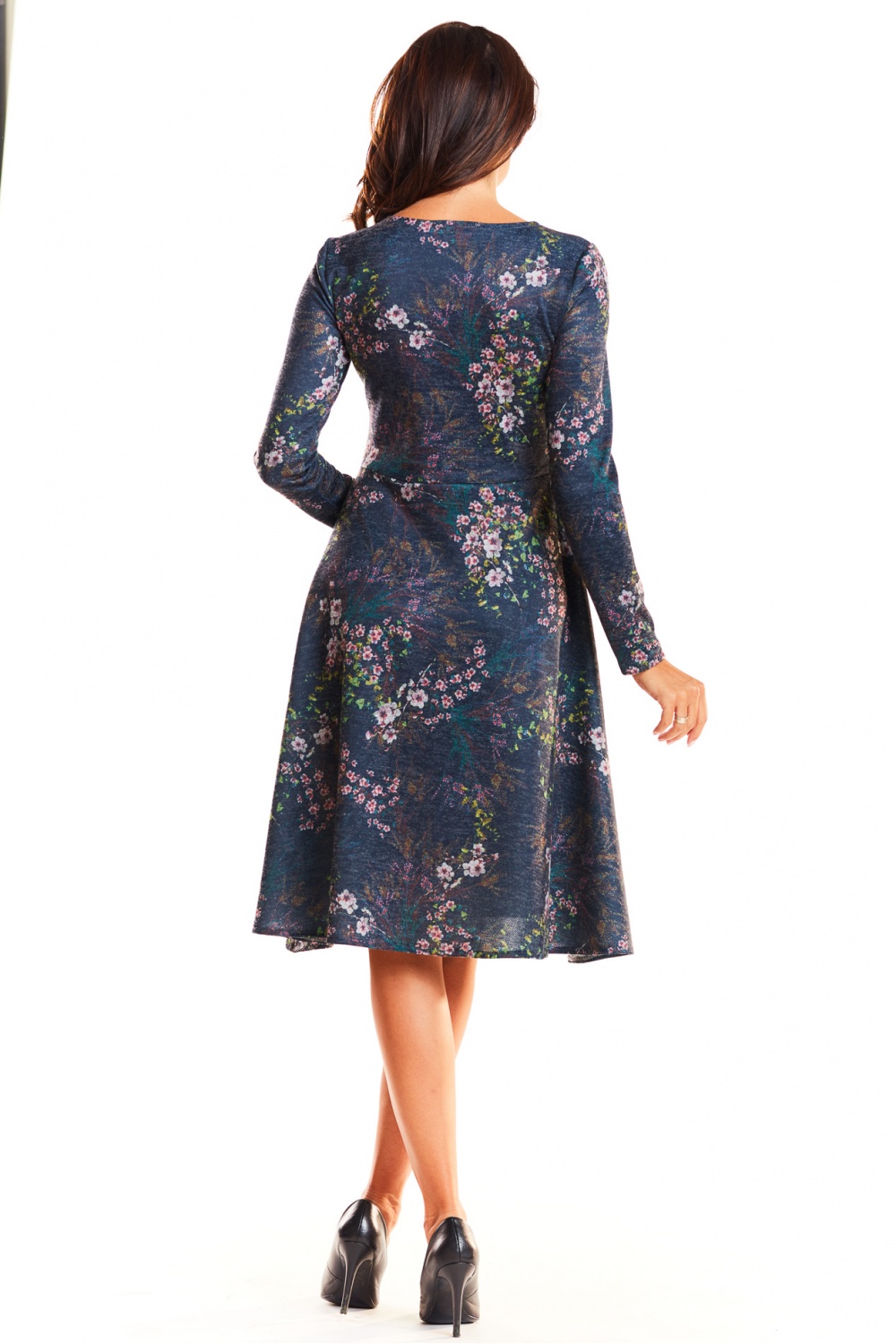 Sukienka Model A250 Navy - awama129990 - Granatowy - obrazek 3