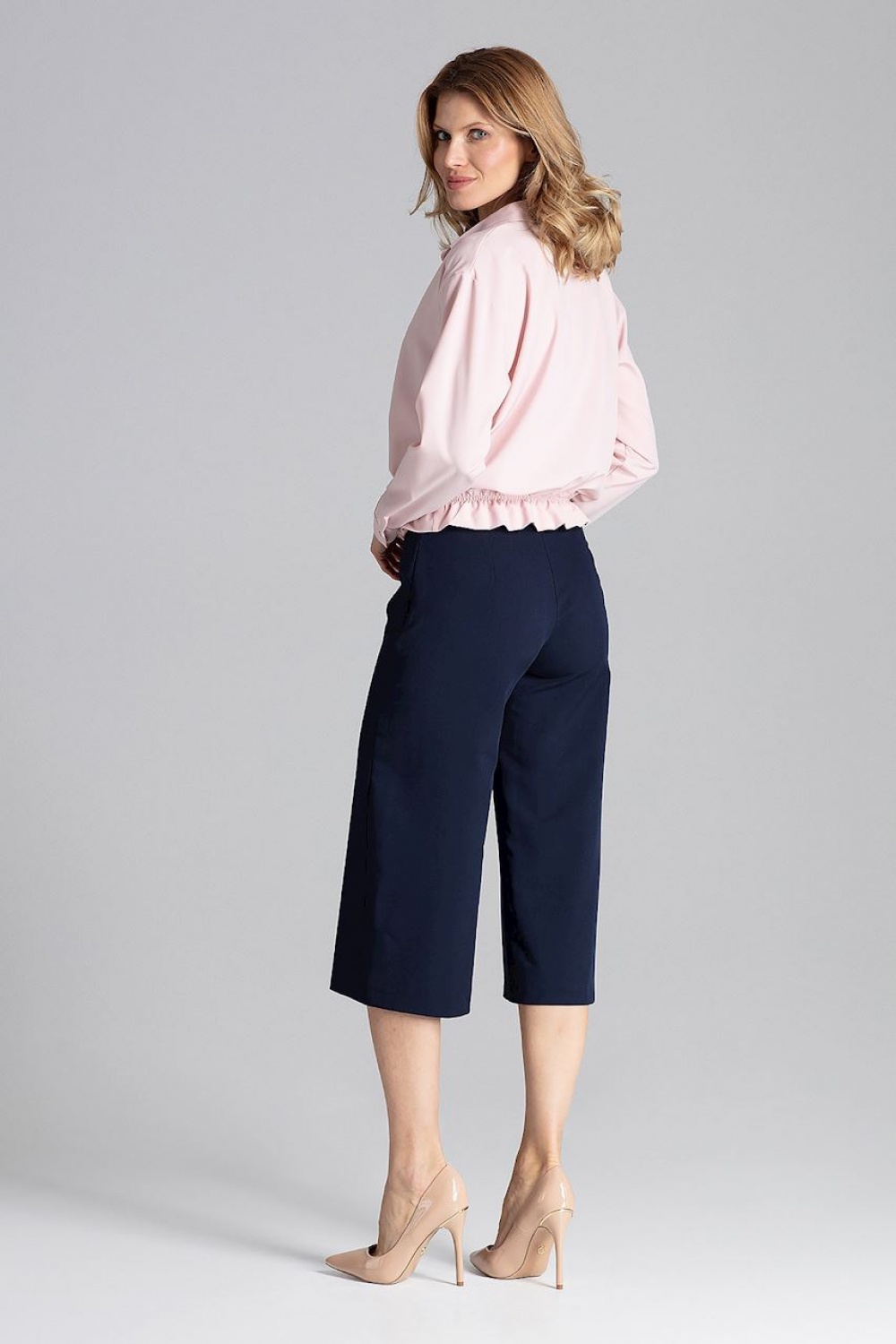 Koszula Damska Model M647 Pink - Figl130144 - Różowy - obrazek 2
