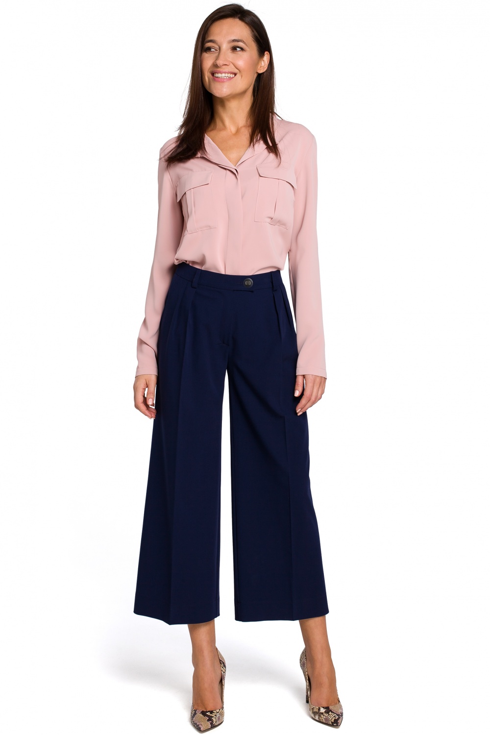 Spodnie Damskie Model S139 Navy - Stylove130476 - Granatowy