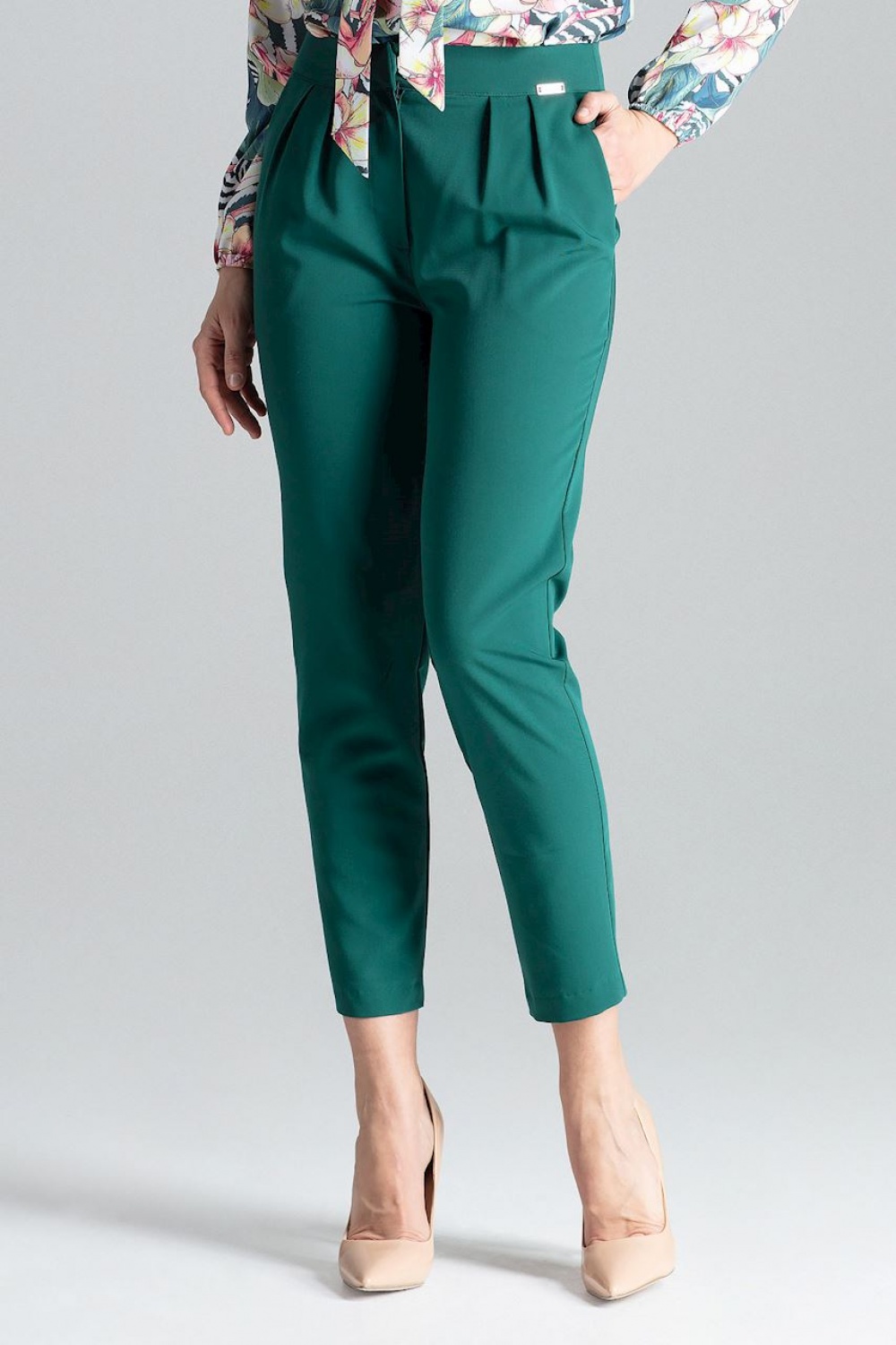 Spodnie Damskie Model L028 Green - Lenitif130968 - Zielony
