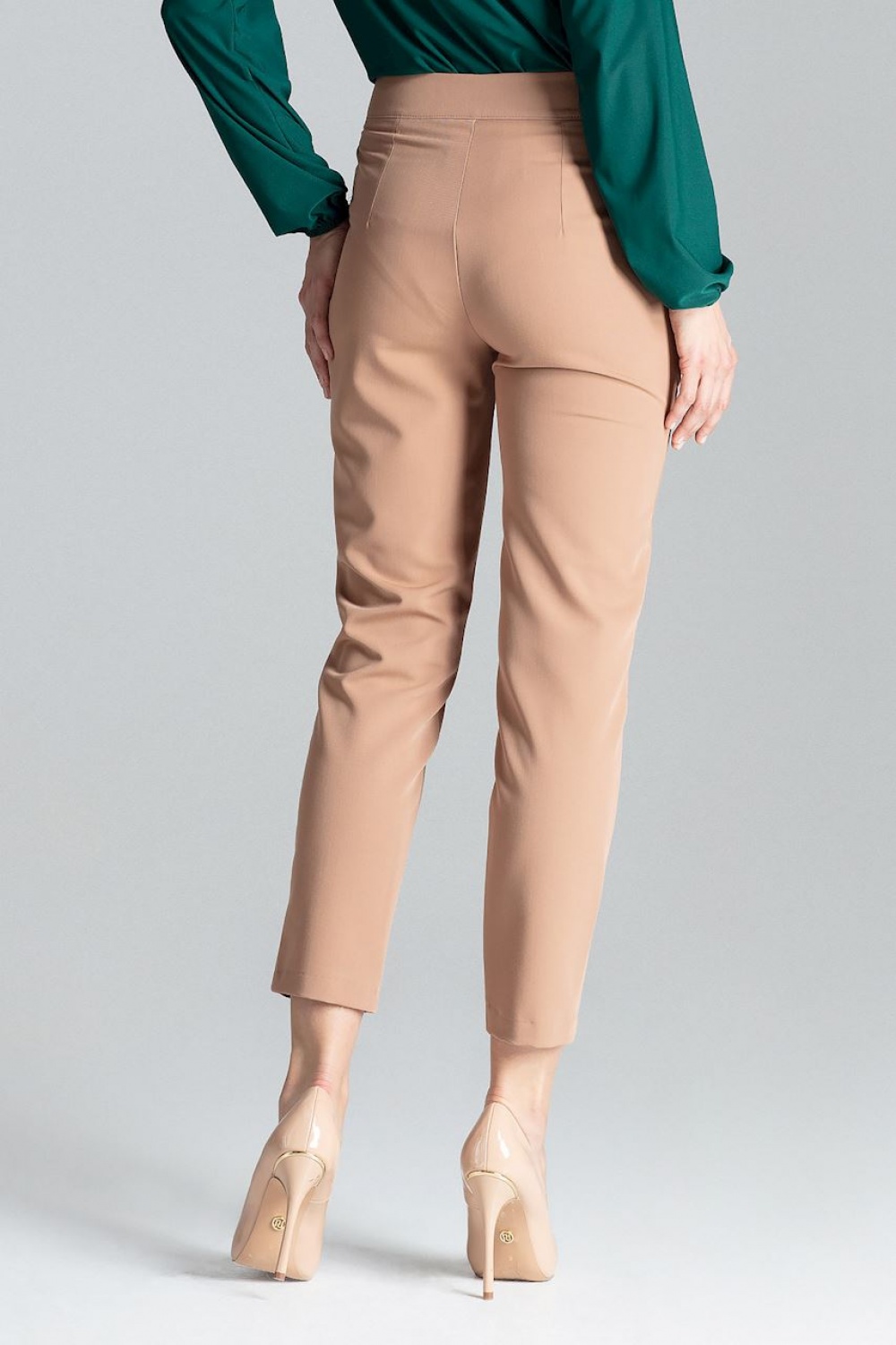Spodnie Damskie Model L028 Brown - Lenitif130969 - Brązowy - obrazek 3