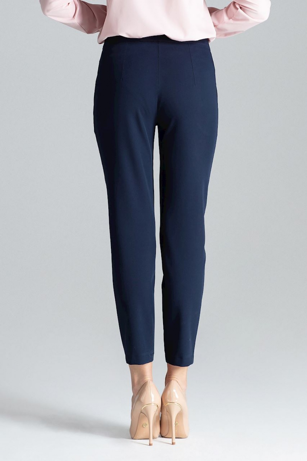 Spodnie Damskie Model L028 Navy - Lenitif130970 - Granatowy - obrazek 3