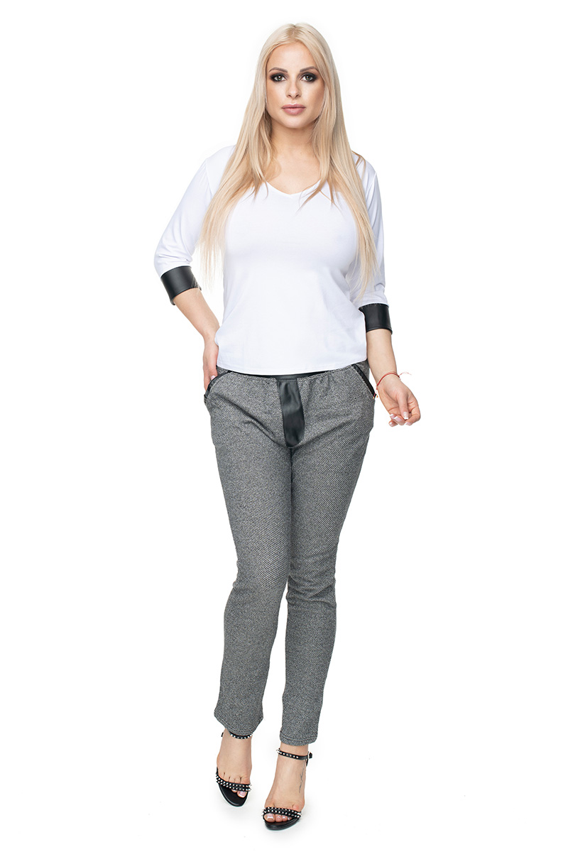 Bluzka Model 0102 White - PeeKaBoo131593 - Biały - obrazek 2