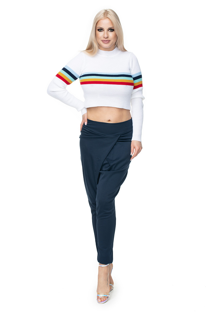 Sweter Damski Model 70015 White - PeeKaBoo131598 - Biały - obrazek 2