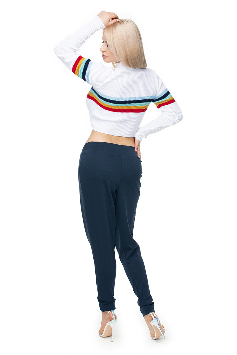 Sweter Damski Model 70015 White - PeeKaBoo131598 - Biały - obrazek 3