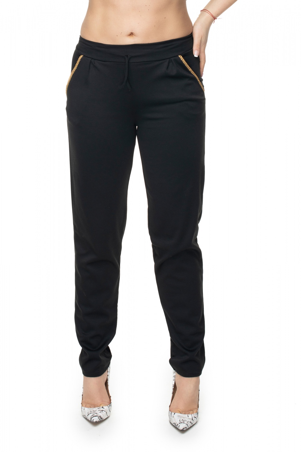 Spodnie Damskie Model 0101 Black - PeeKaBoo131929 - Czarny