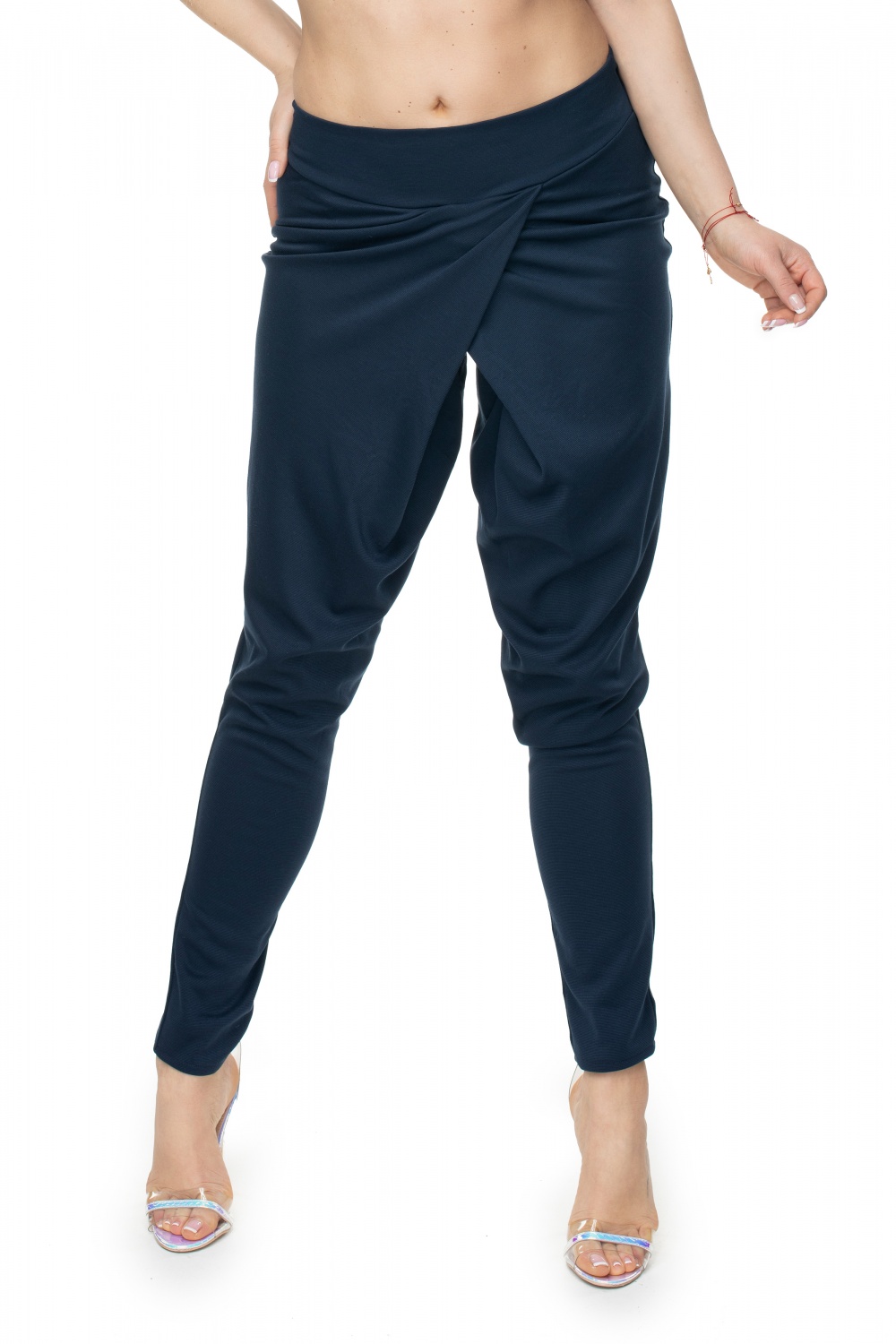 Spodnie Damskie Model 0106 Navy - PeeKaBoo131933 - Granatowy