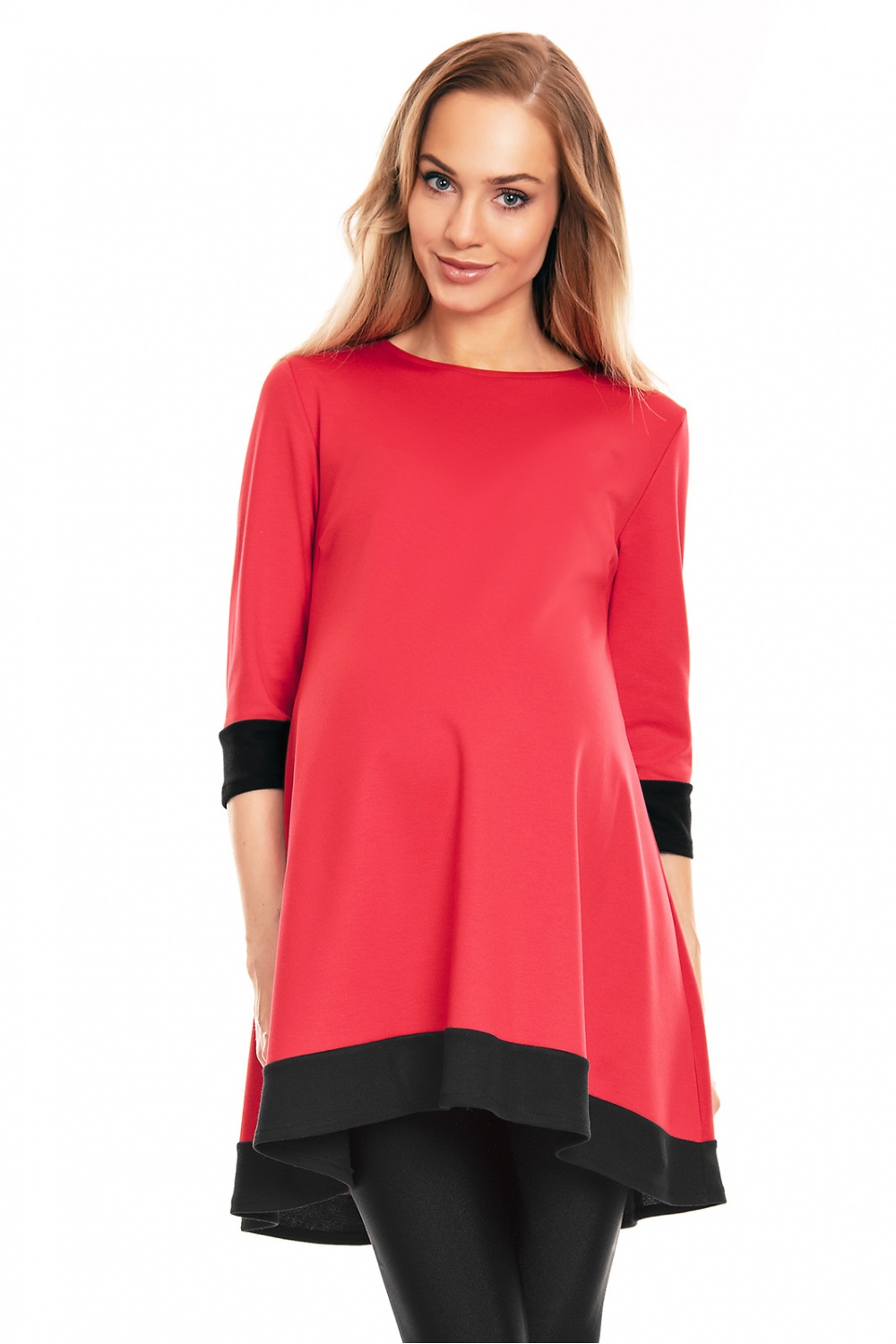 Sukienka Ciążowa Model 0125 Red - PeeKaBoo132029 - Czerwony