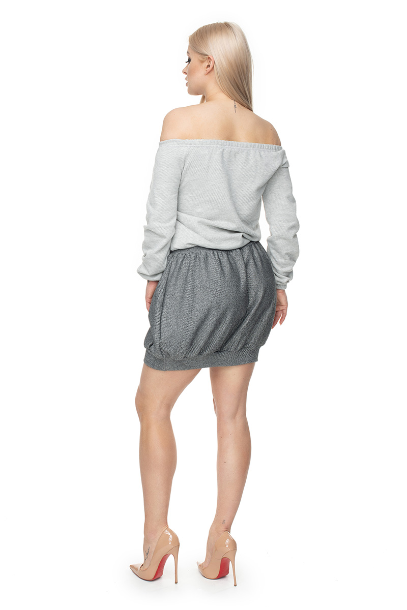 Bluzka Model 0109 Light Grey - PeeKaBoo133348 - Szary - obrazek 2