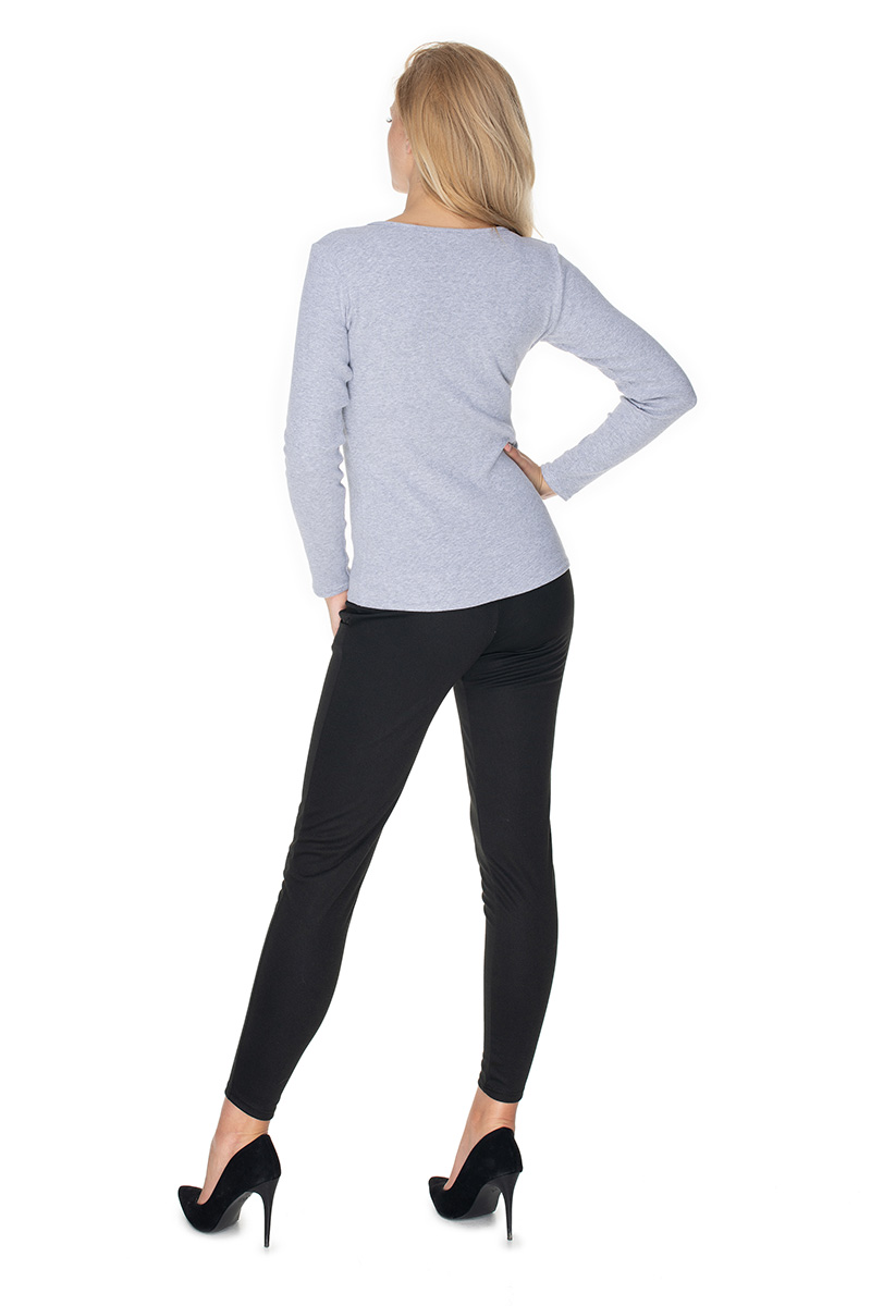 Bluzka Model 0163 Grey - PeeKaBoo134581 - Szary - obrazek 2