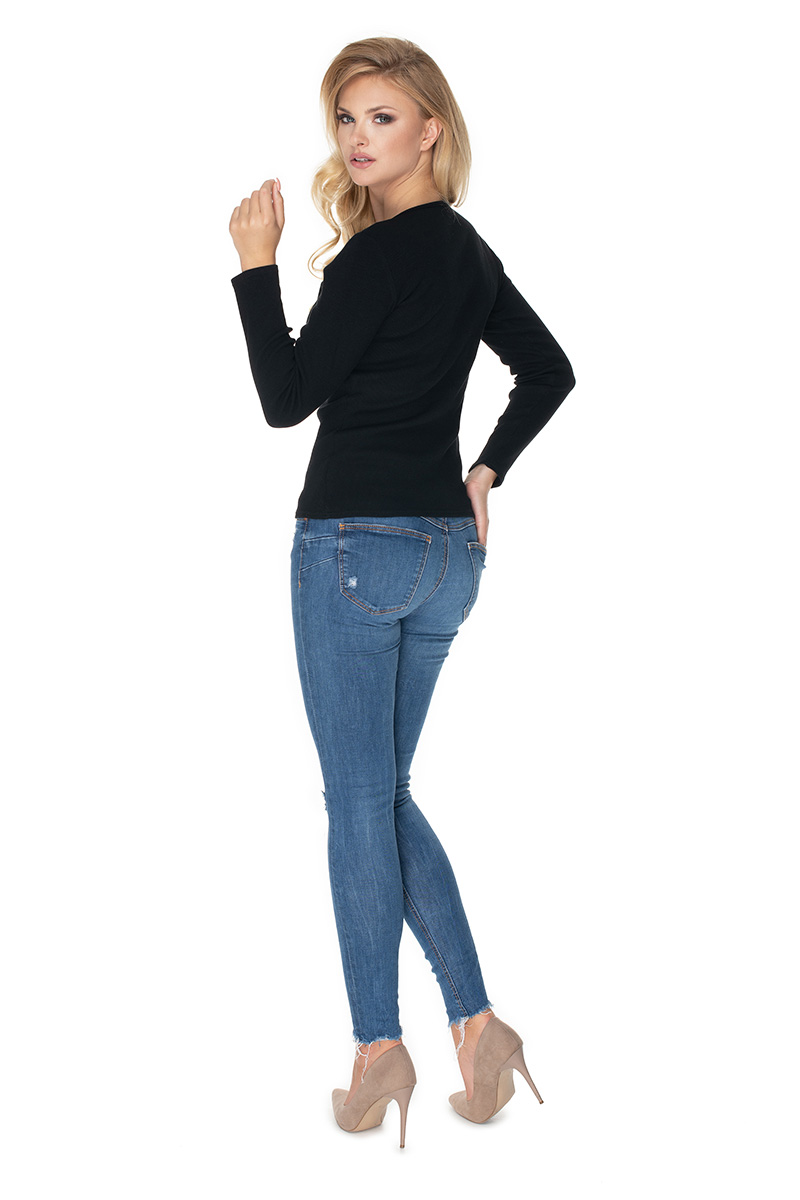 Bluzka Model 0165 Black - PeeKaBoo134582 - Czarny - obrazek 3