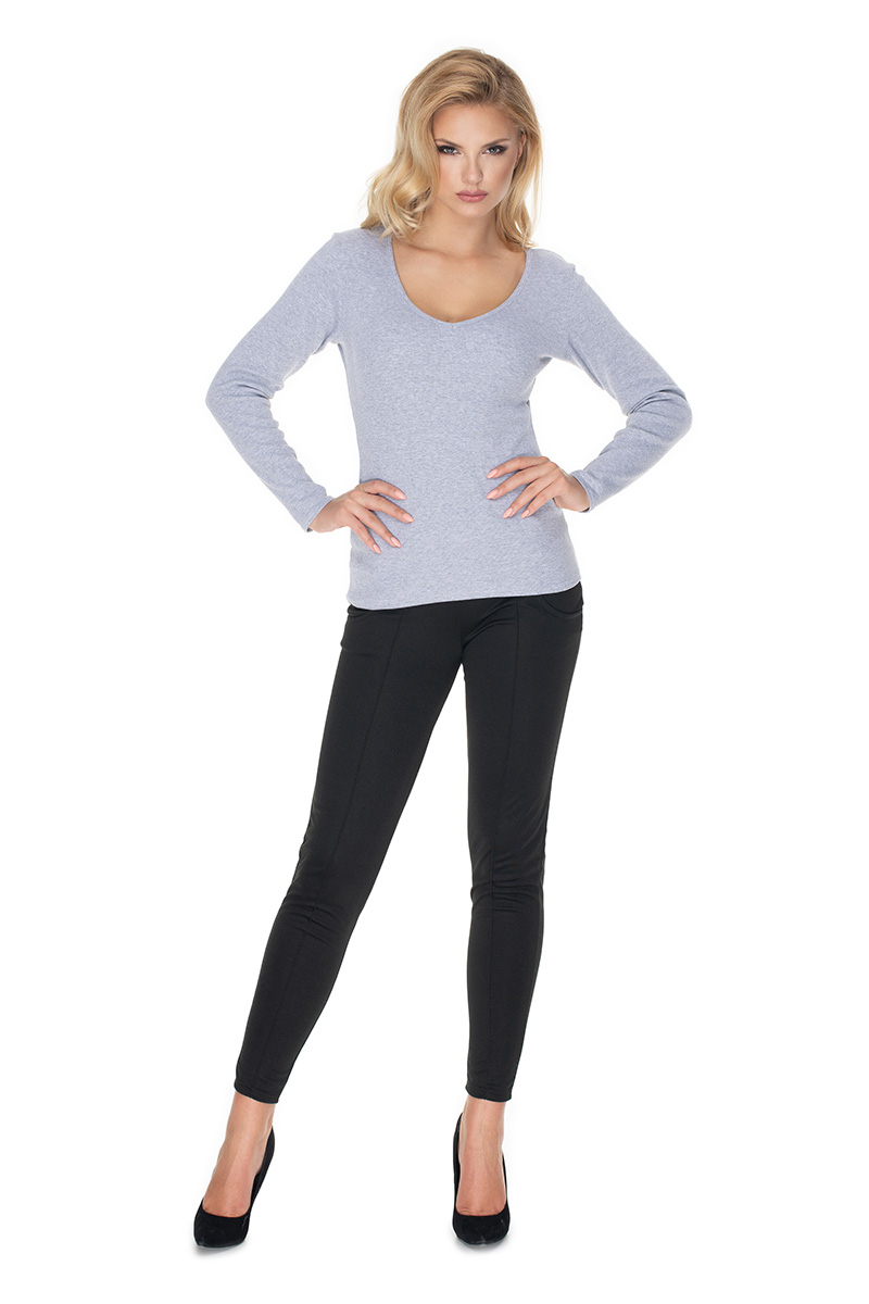 Bluzka Model 0165 Grey - PeeKaBoo134583 - Szary - obrazek 2