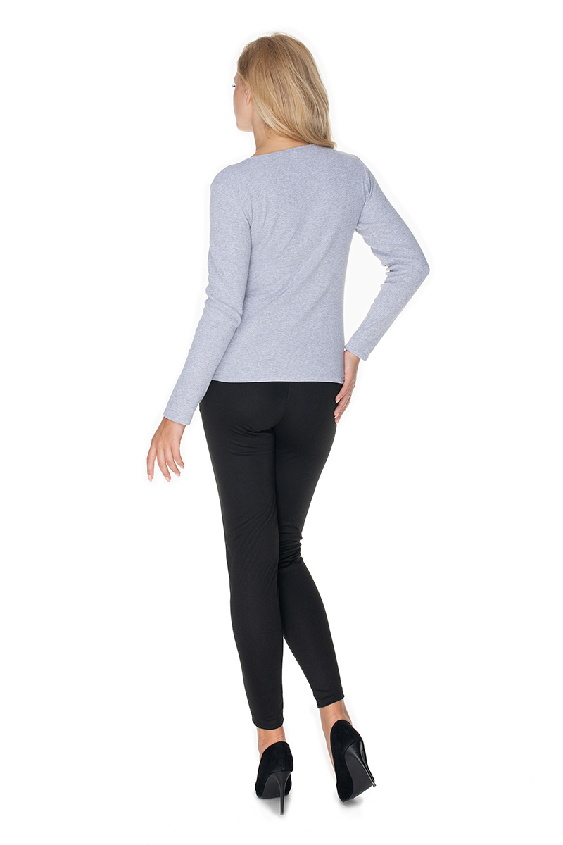 Bluzka Model 0165 Grey - PeeKaBoo134583 - Szary - obrazek 3