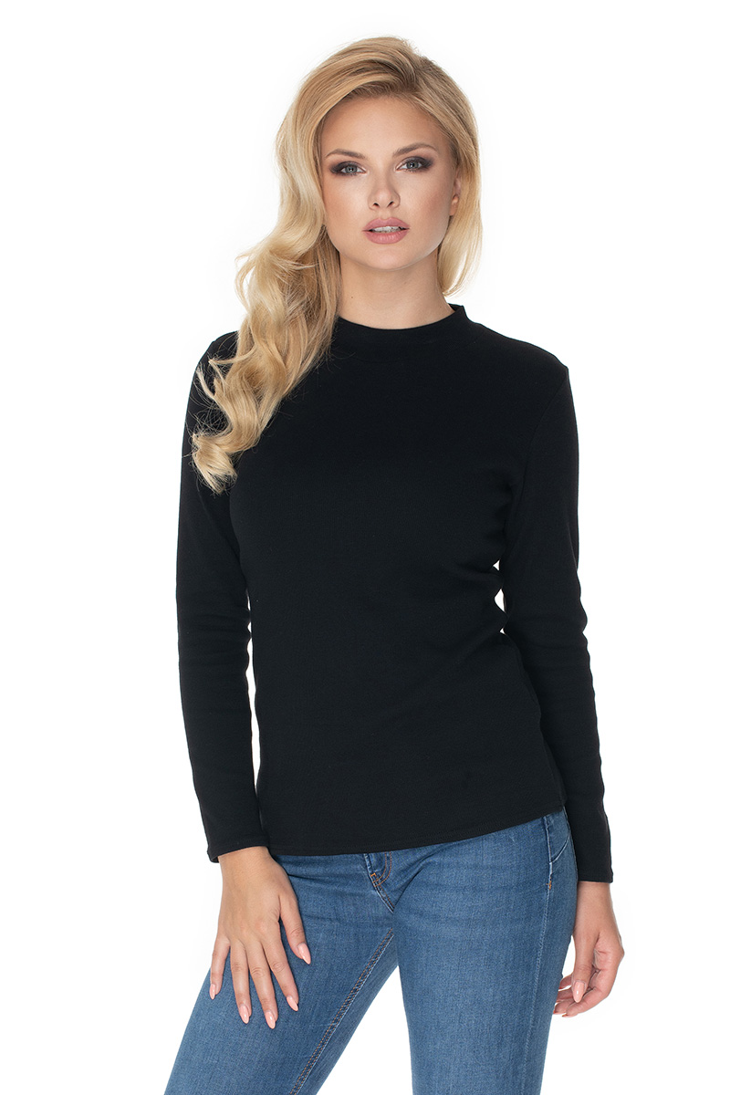 Bluzka Model 0166 Black - PeeKaBoo134584 - Czarny