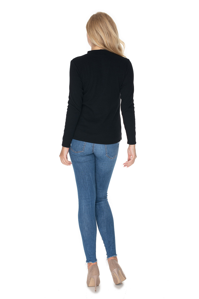 Bluzka Model 0166 Black - PeeKaBoo134584 - Czarny - obrazek 3